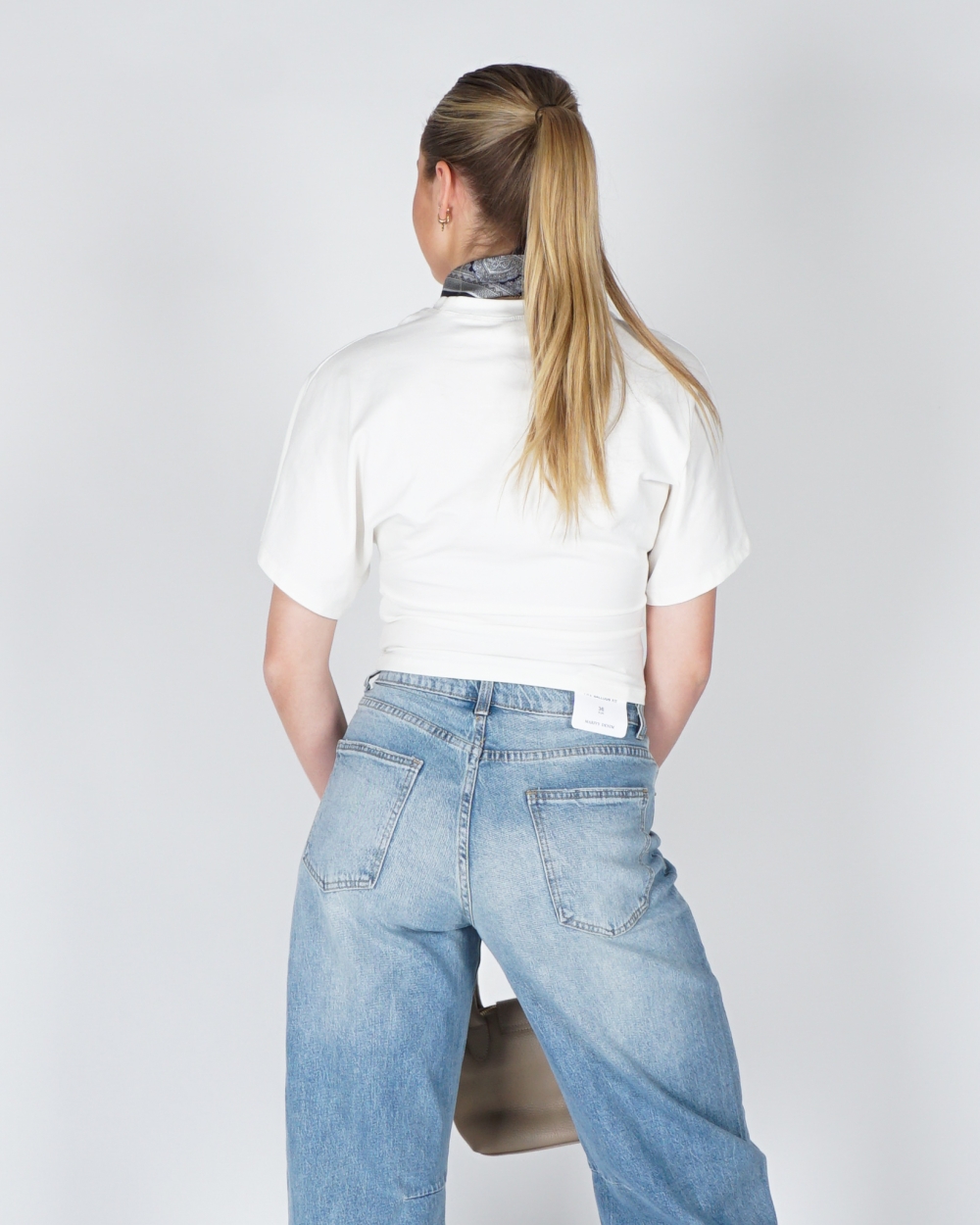 FITTED T-SHIRT WIT