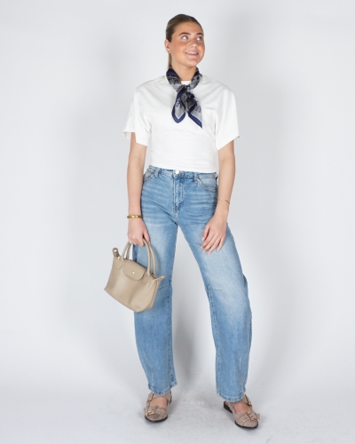 FITTED T-SHIRT WIT