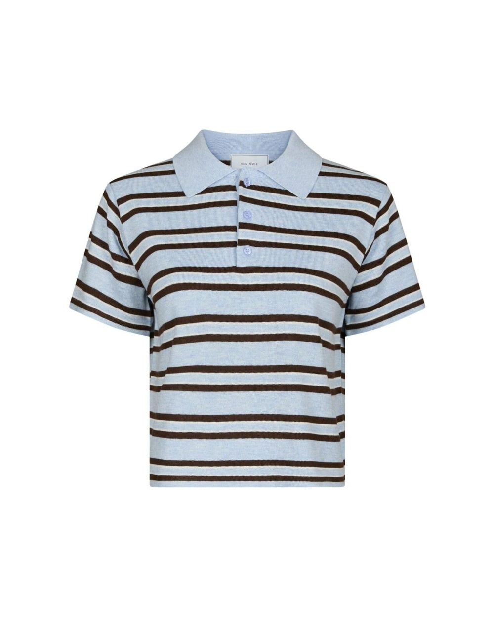 POLO MULANN GESTREEPT BLAUW BRUIN