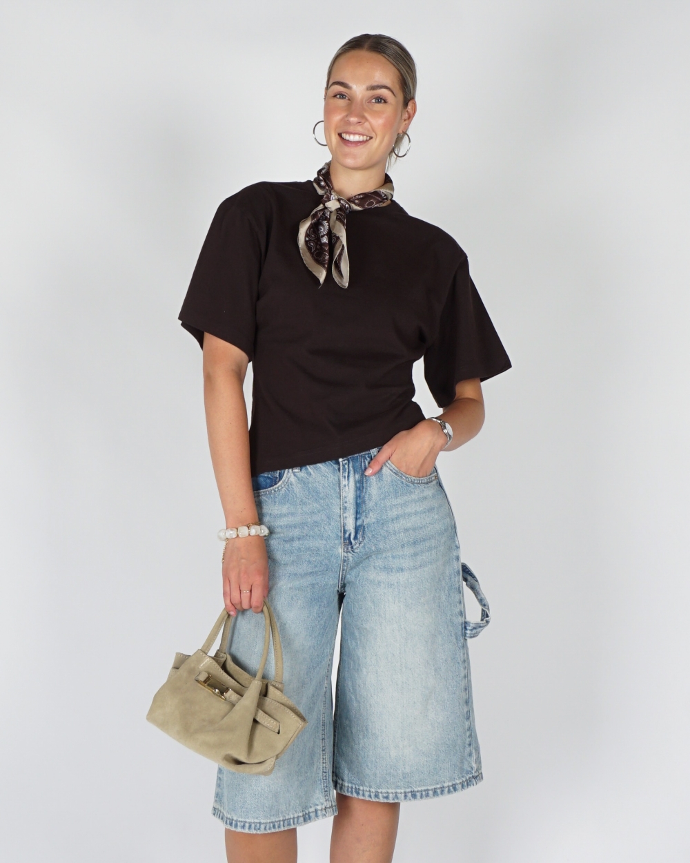 BOXY T-SHIRT ALIRA BRUIN