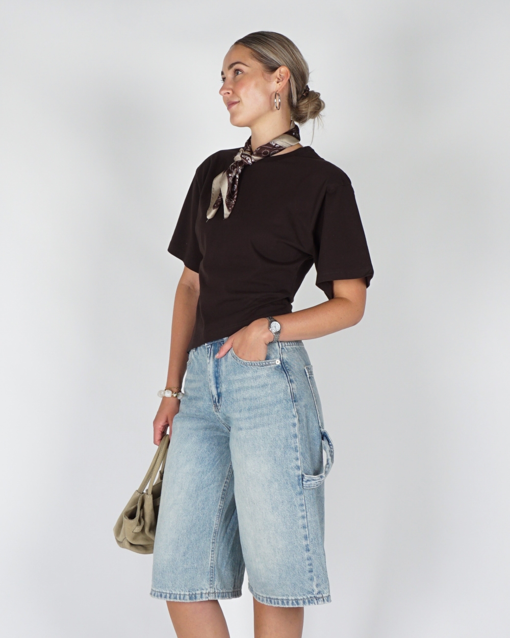 BOXY T-SHIRT ALIRA BRUIN