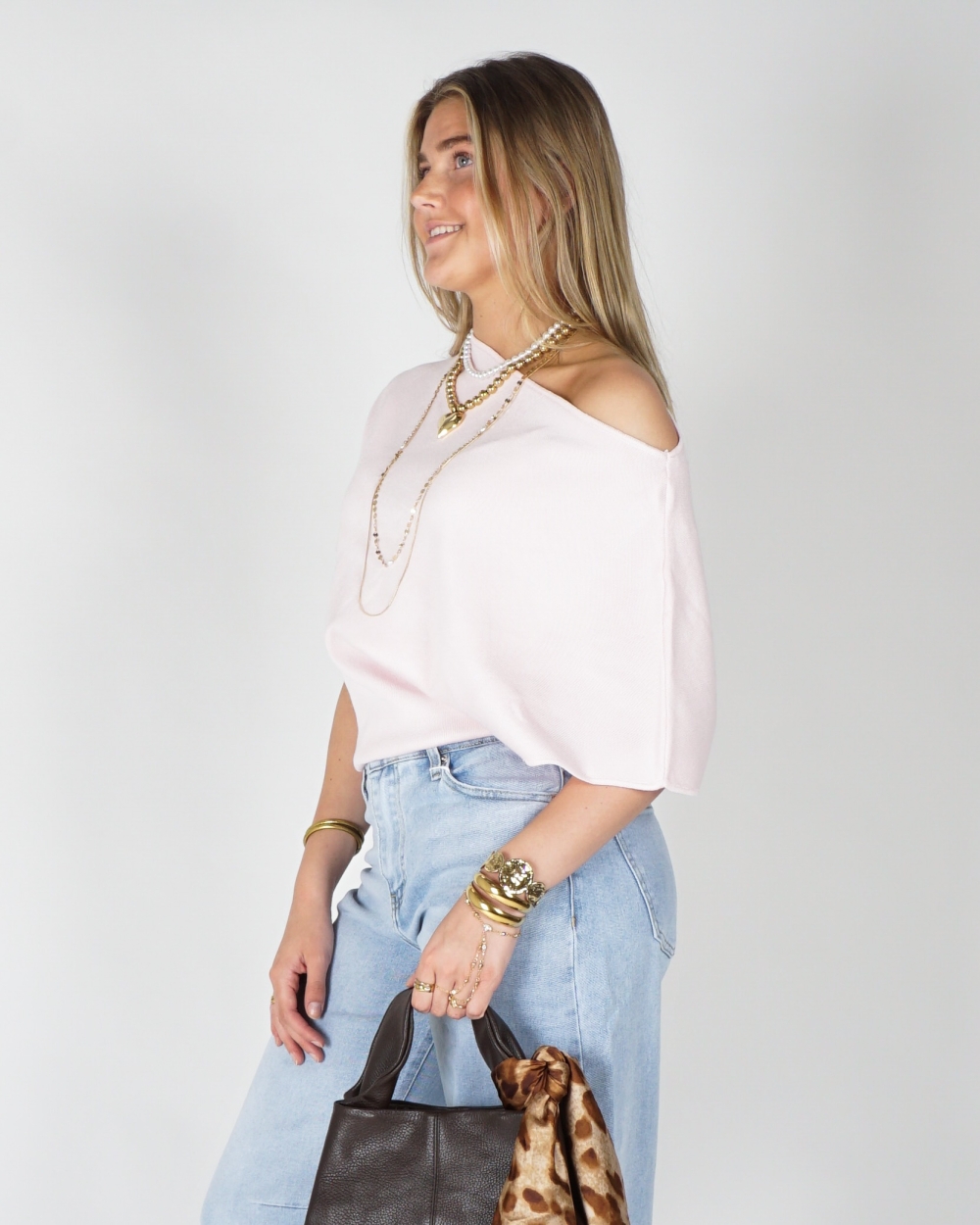 ONESHOULDER TOP TRIJNTJE LICHTROZE