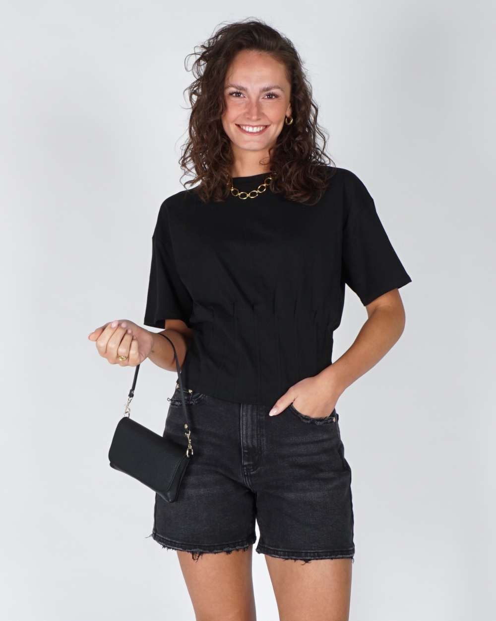 T-SHIRT KADANCE ZWART