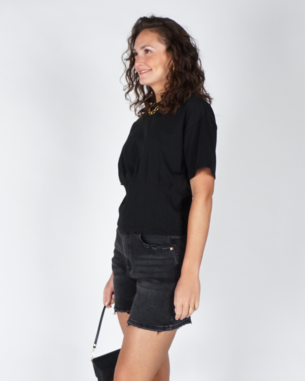 T-SHIRT KADANCE ZWART