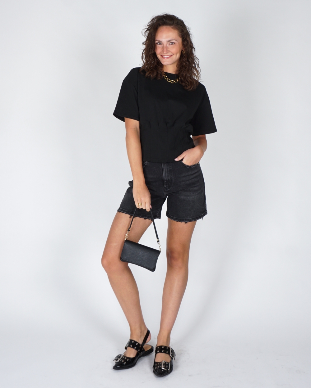 T-SHIRT KADANCE ZWART