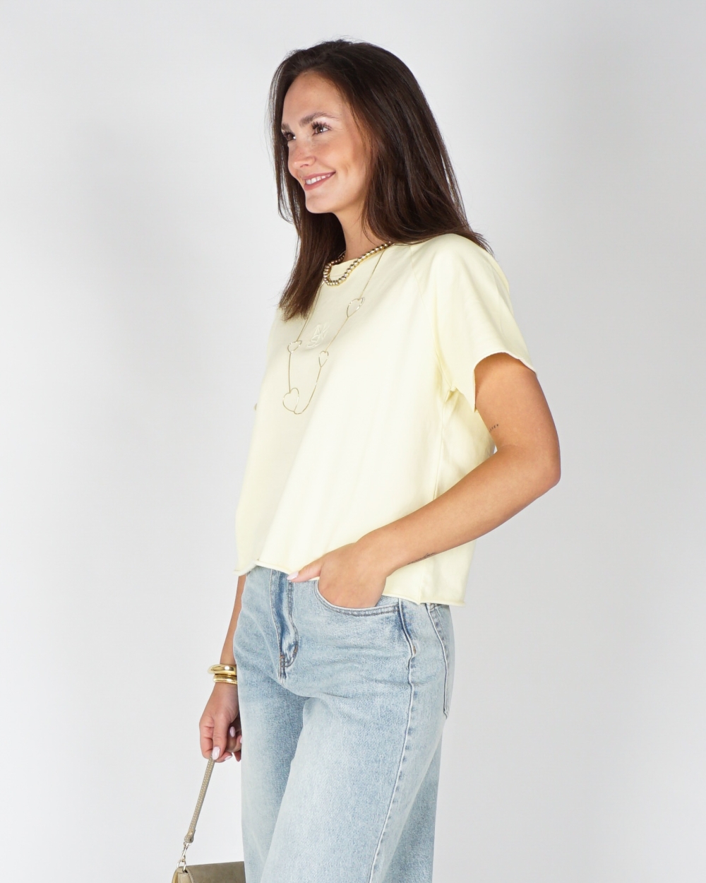 SHIRT ROSANNE GEEL