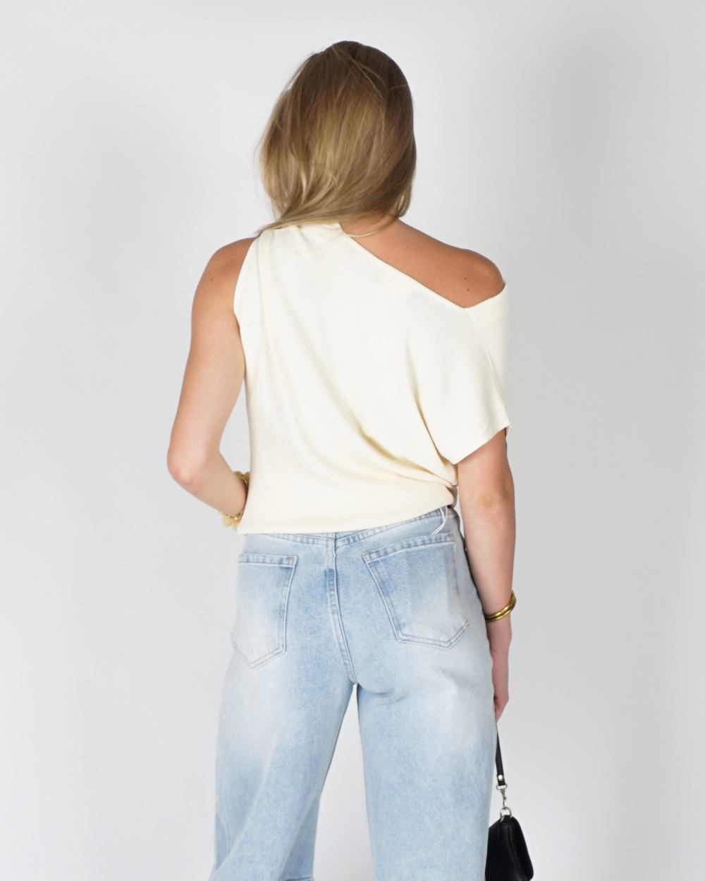 OFF SHOULDER TOP ECRU