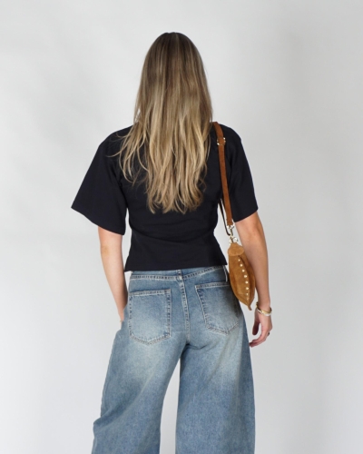 Neo Noir TSHIRT ASHA Donkerblauw