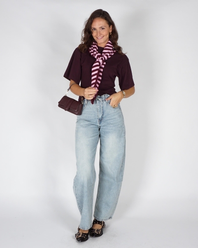 Neo Noir TSHIRT ASHA Bordeaux