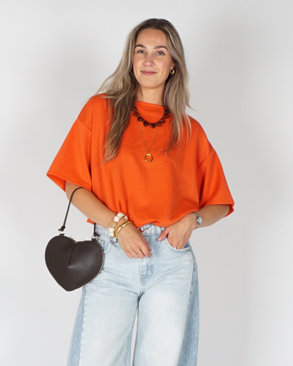 BALLON SWEAT T-SHIRT ORANJE