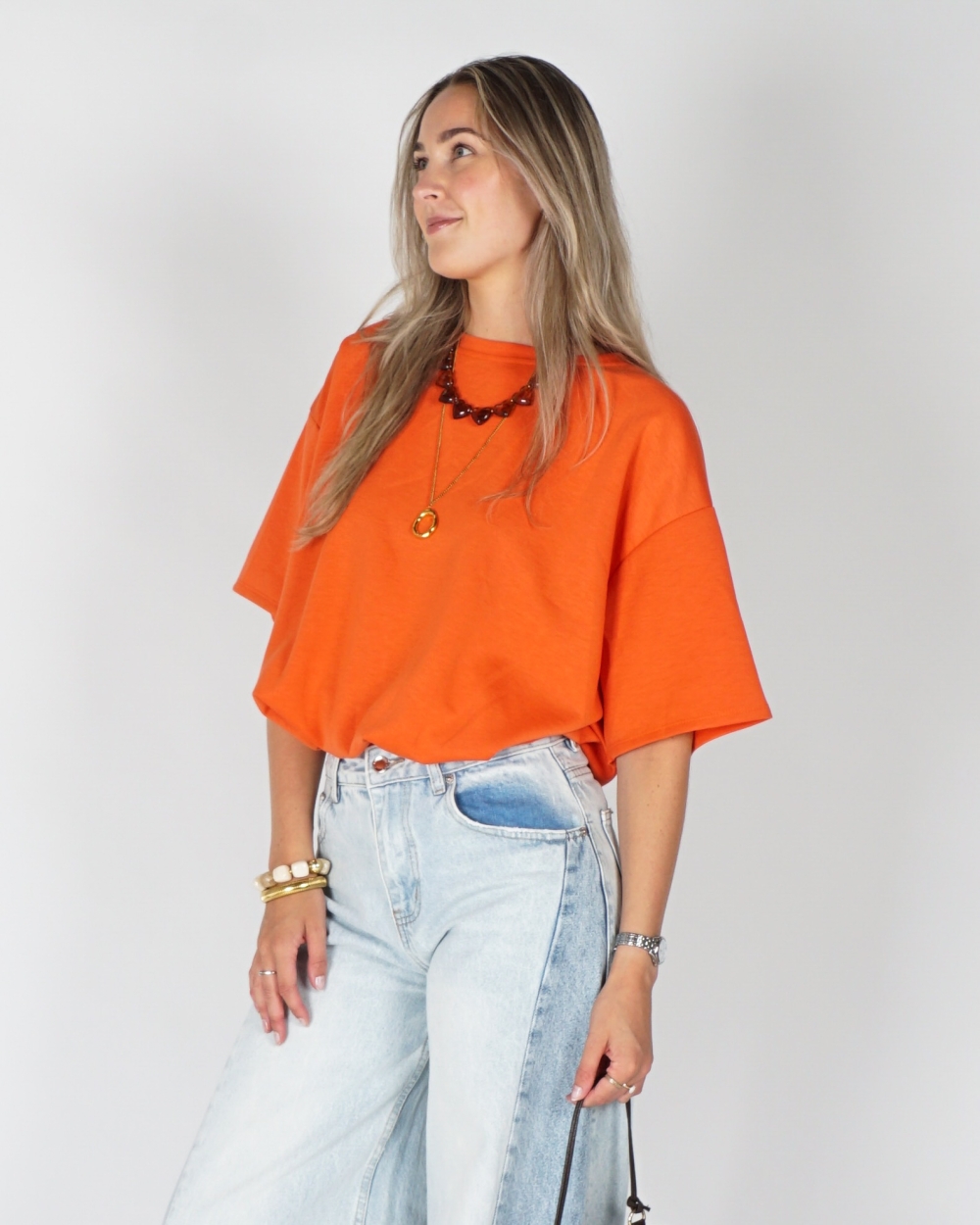 BALLON SWEAT T-SHIRT ORANJE