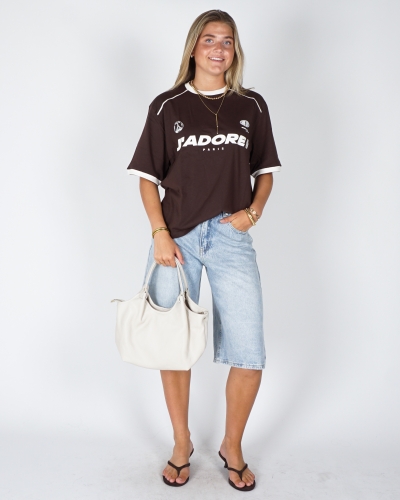 J'ADORE PARIS TSHIRT BRUIN