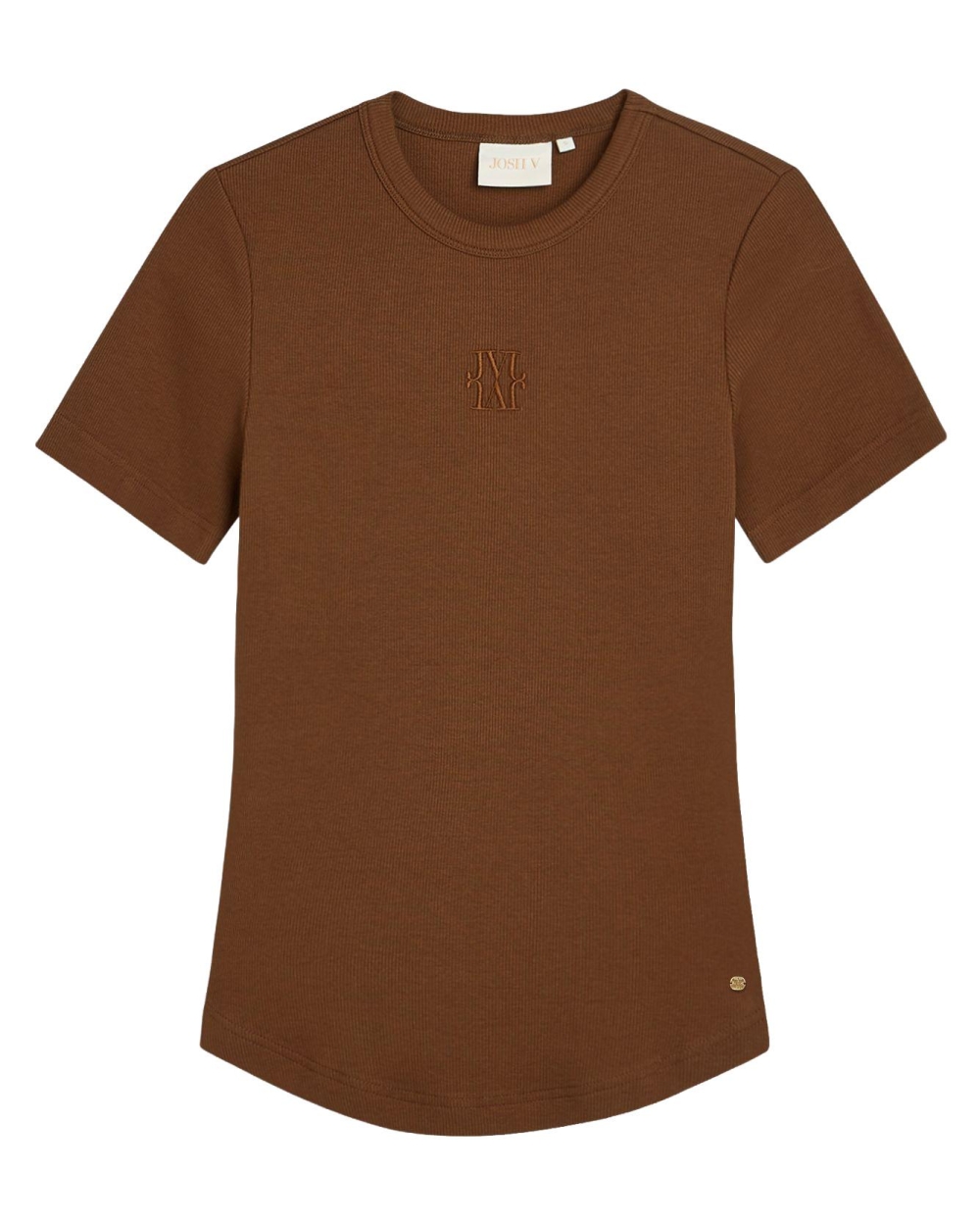 JOSH V T-SHIRT CODY COGNAC Bruin