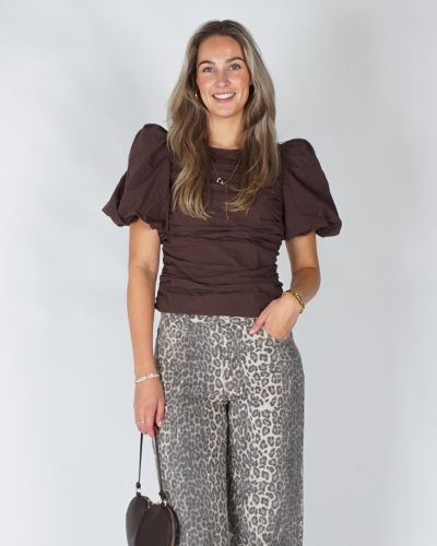 HARPER & YVE TOP NIKO Bruin