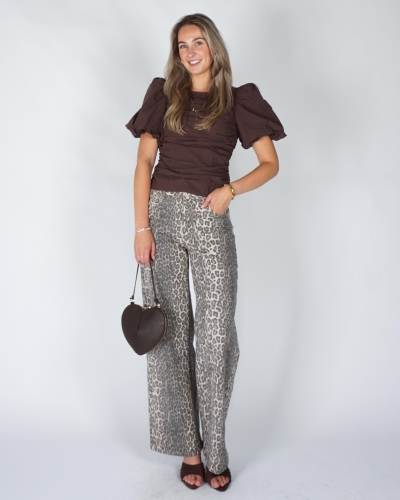 HARPER & YVE TOP NIKO Bruin