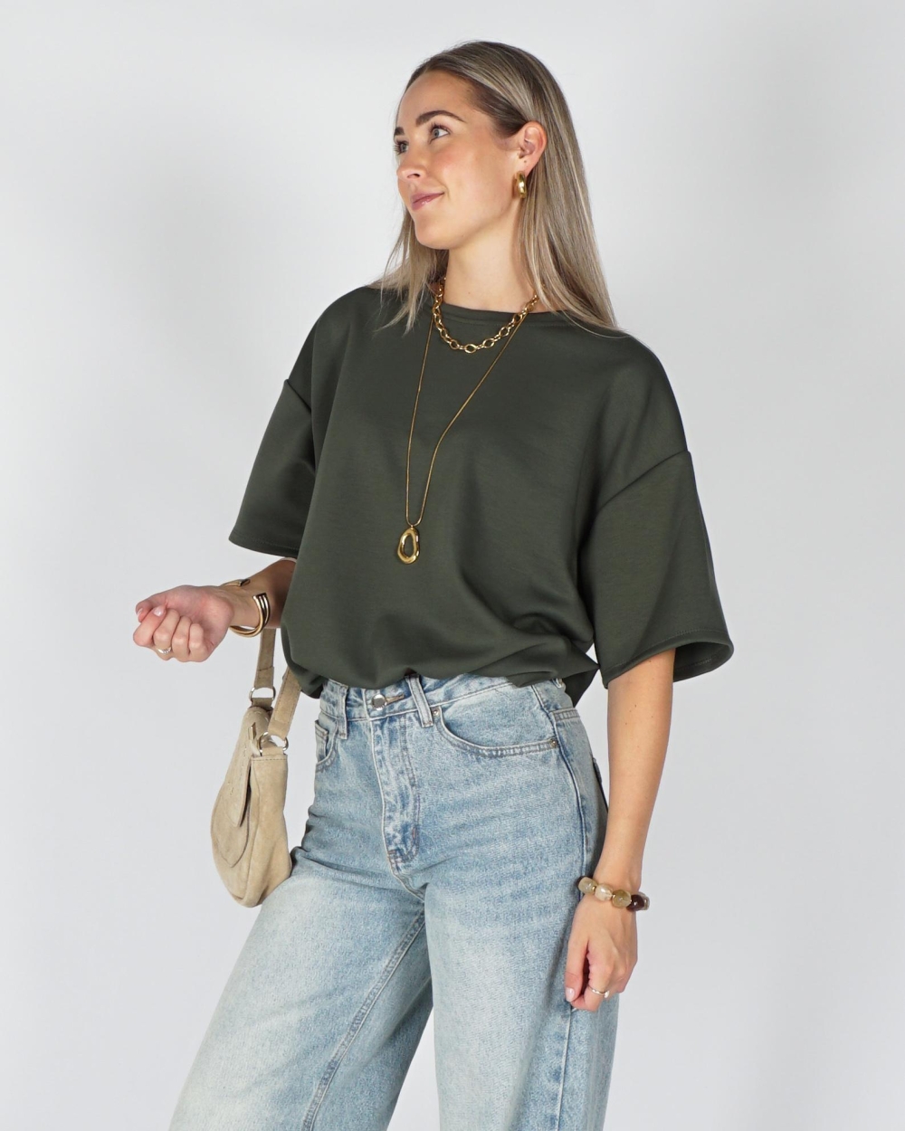 Gossip BALLON SWEAT T-SHIRT Groen