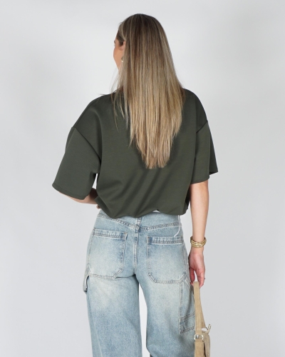 Gossip BALLON SWEAT T-SHIRT Groen
