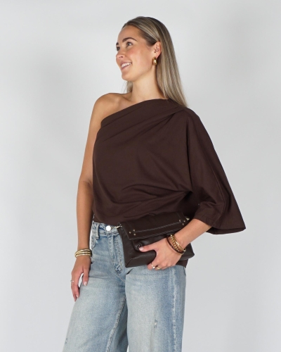 Gossip K898 ONE SHOULDER SHIRT