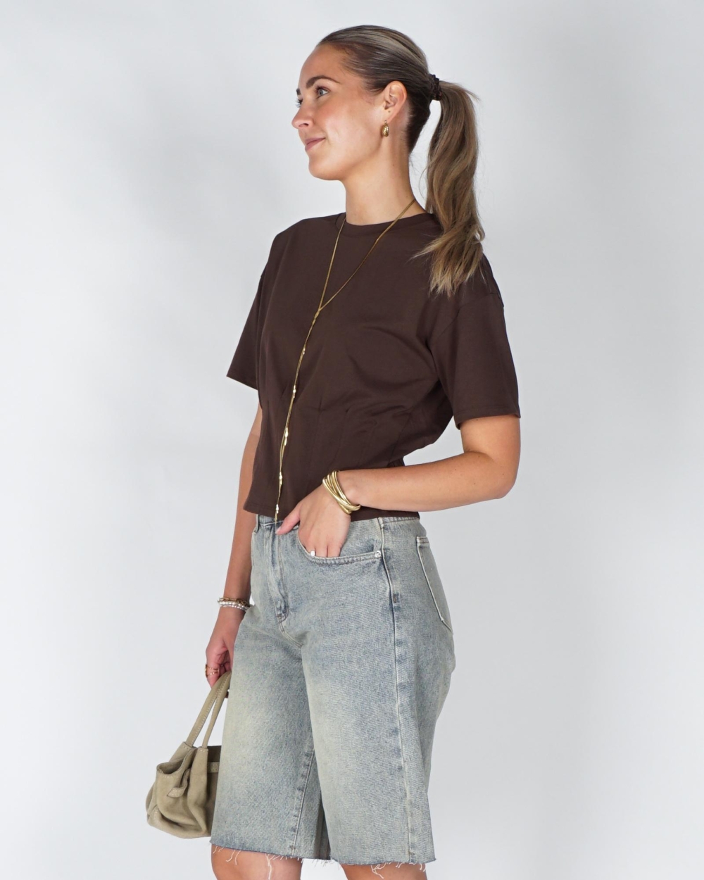 MSCH Copenhagen T-SHIRT KADANCE Bruin