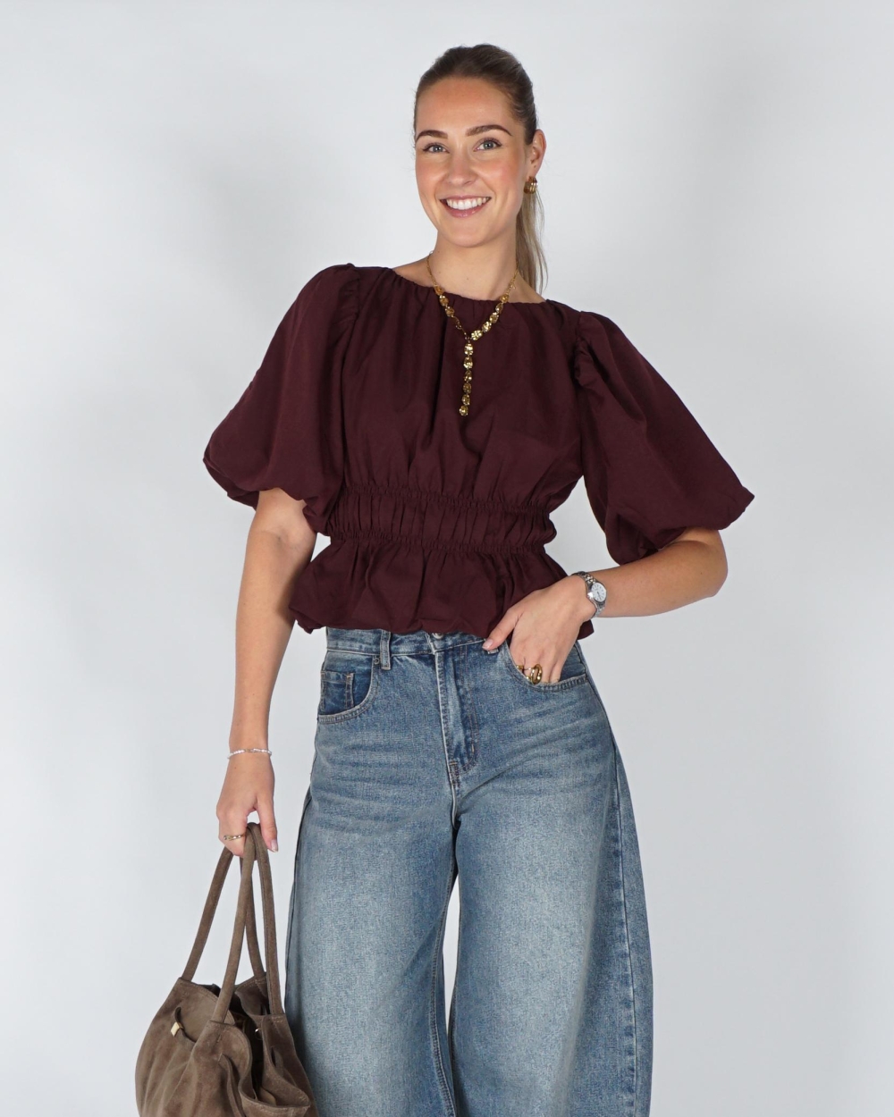 Gossip TOP MET BALLONFIT Bordeaux