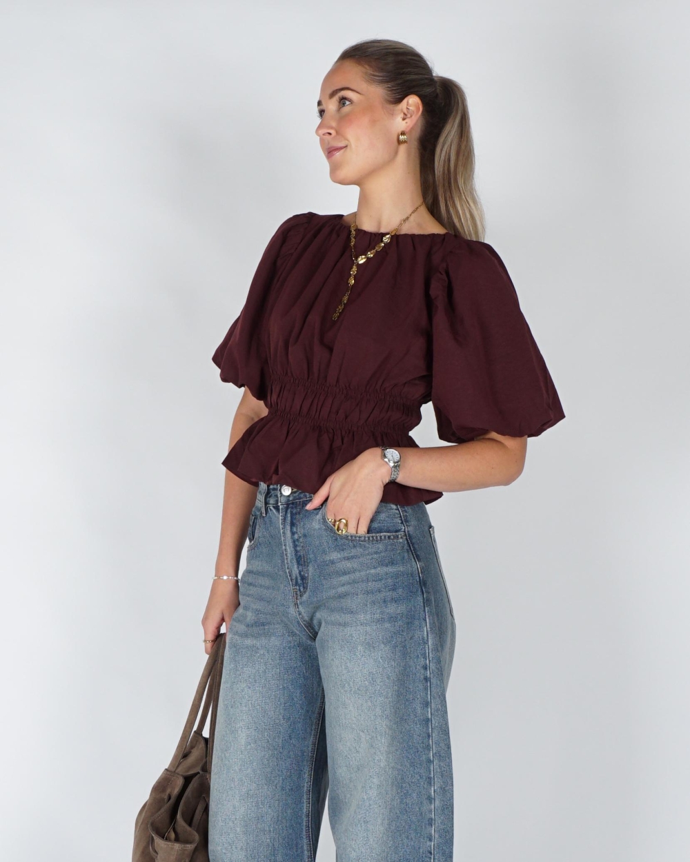 Gossip TOP MET BALLONFIT Bordeaux