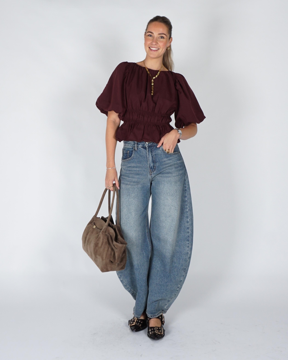 Gossip TOP MET BALLONFIT Bordeaux