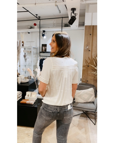 CRISTY BLOUSE OFF WHITE 