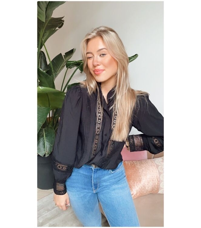 BLOUSE LEXI ZWART