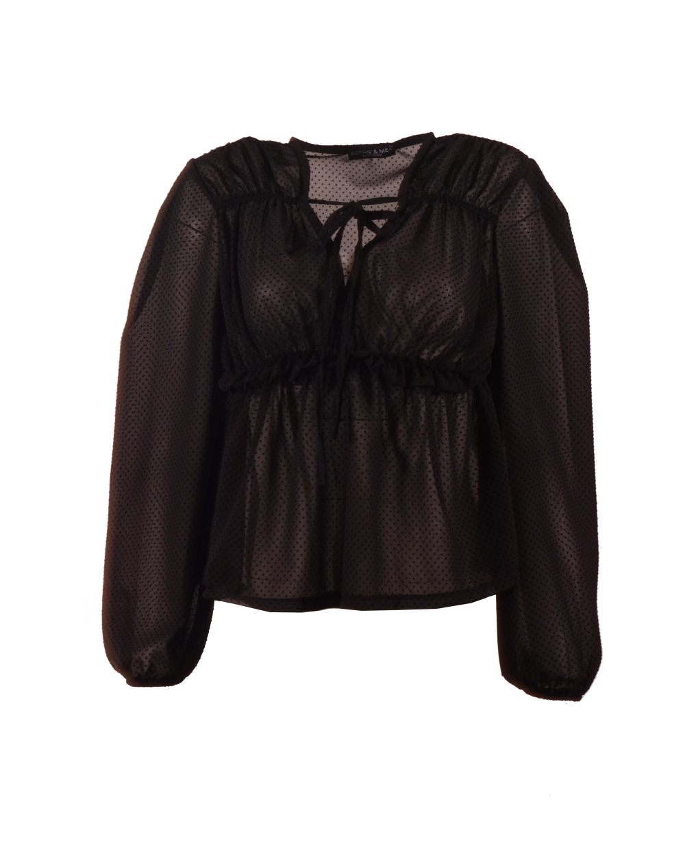 BLOUSE ELISE ZWART