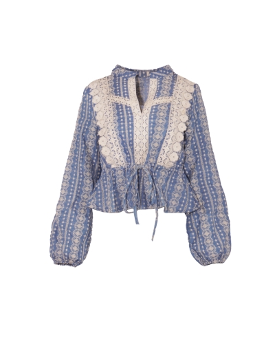 Gossip BLOUSE SIMONE BLAUW