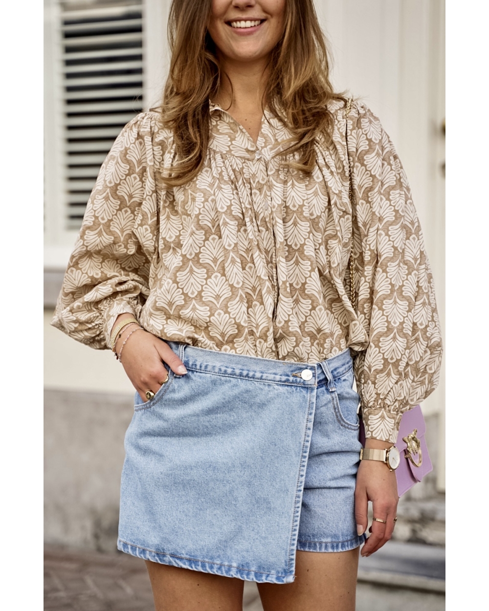 BLOUSE LOUEN BEIGE