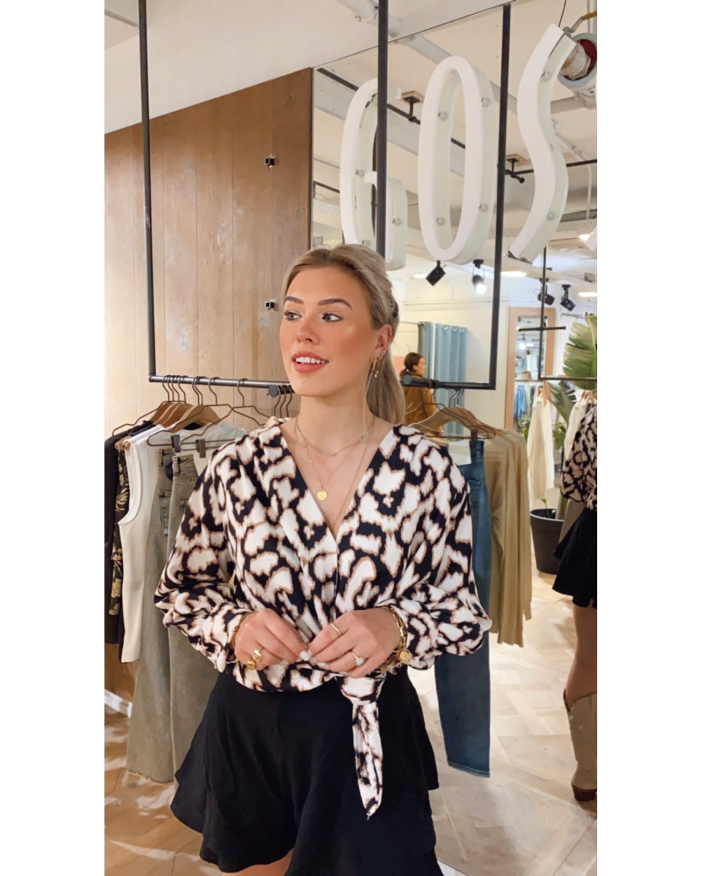 Gossip BLOUSE LOBKE Beige