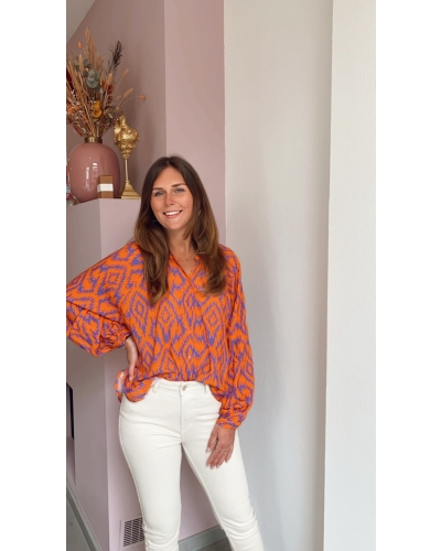BLOUSE MAUREEN ORANJE