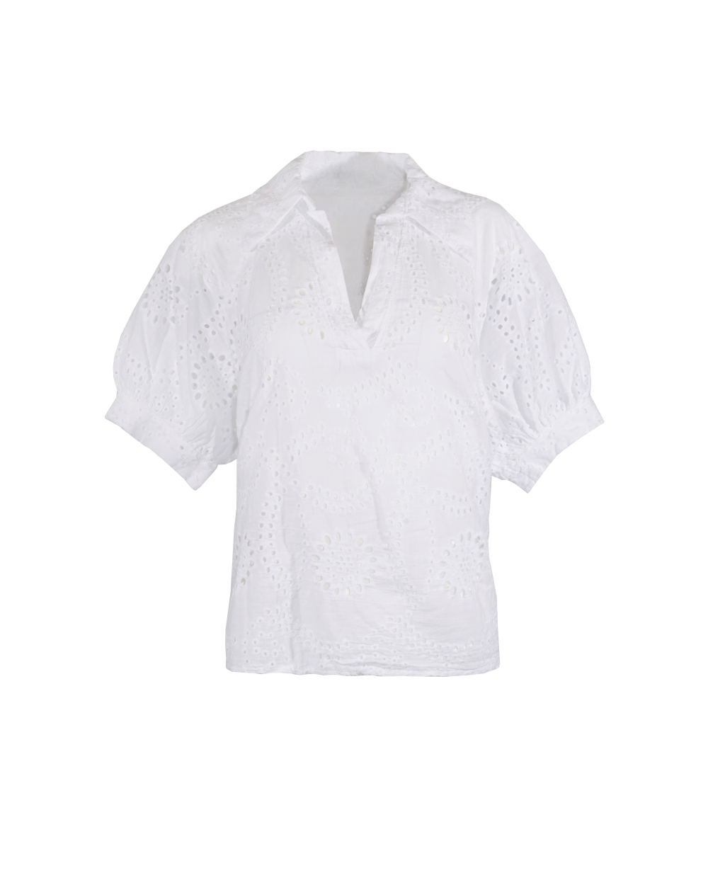 BRODERIE BLOUSE SASHA WIT