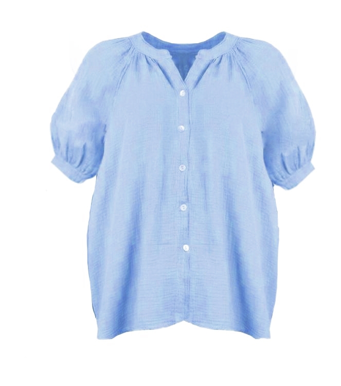 BLOUSE TARA BLAUW
