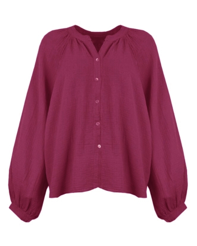 Gossip BLOUSE RHODE AUBERGINE