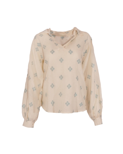 Gossip BLOUSE ISA LUREX TURQOUISE