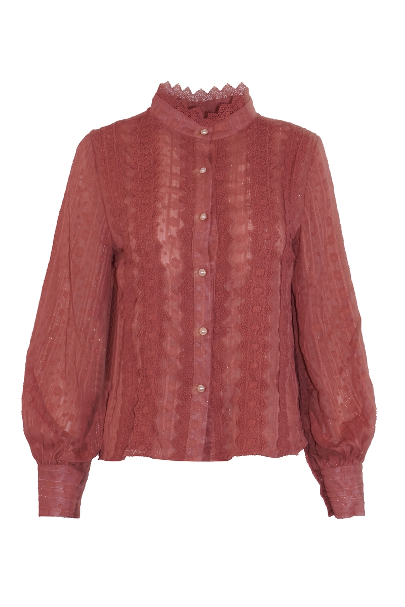 BLOUSE SELINA DUSTY ROSE
