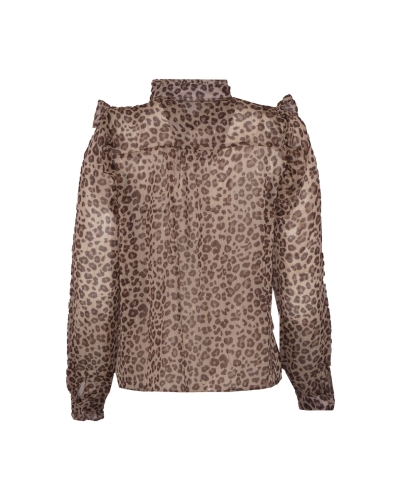 GOSSIP BLOUSE PANTERPRINT EMMA