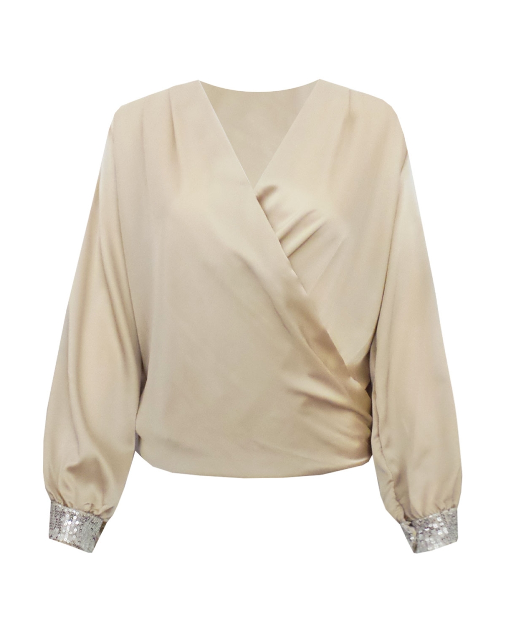 GOSSIP BLOUSE LAUREN CHAMPAGNE 