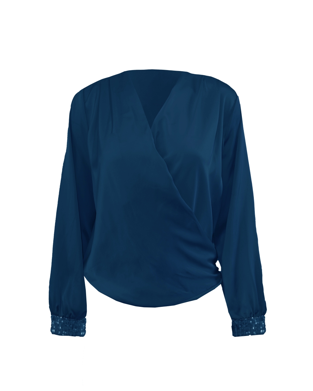 GOSSIP BLOUSE LAUREN PETROL 