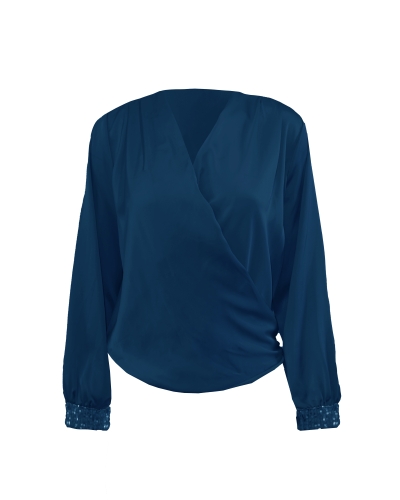 Gossip GOSSIP BLOUSE LAUREN PETROL 