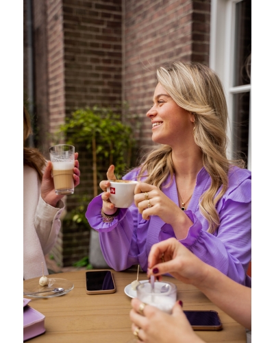 Gossip BLOUSE RUFFLE FROUKJE PAARS 