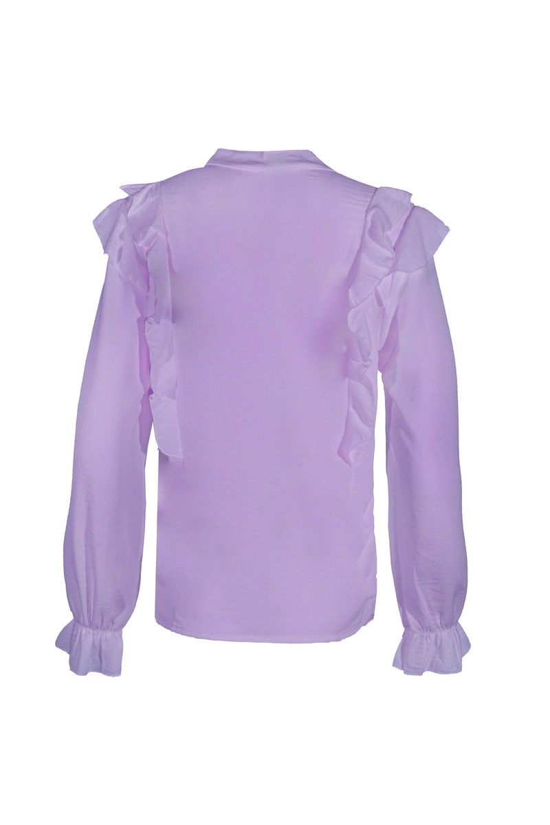BLOUSE RUFFLE FROUKJE PAARS 