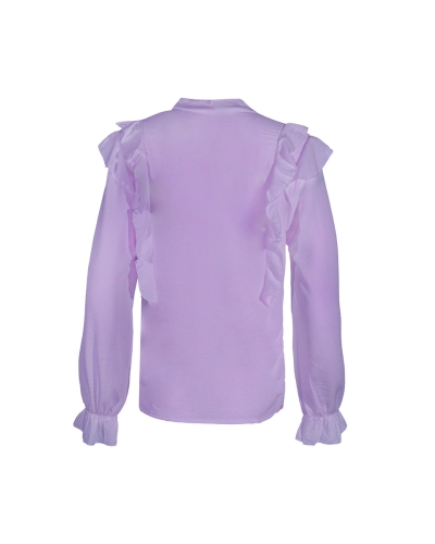 BLOUSE RUFFLE FROUKJE PAARS 