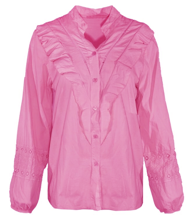 RUFFLE BLOUSE CHERYL ROZE