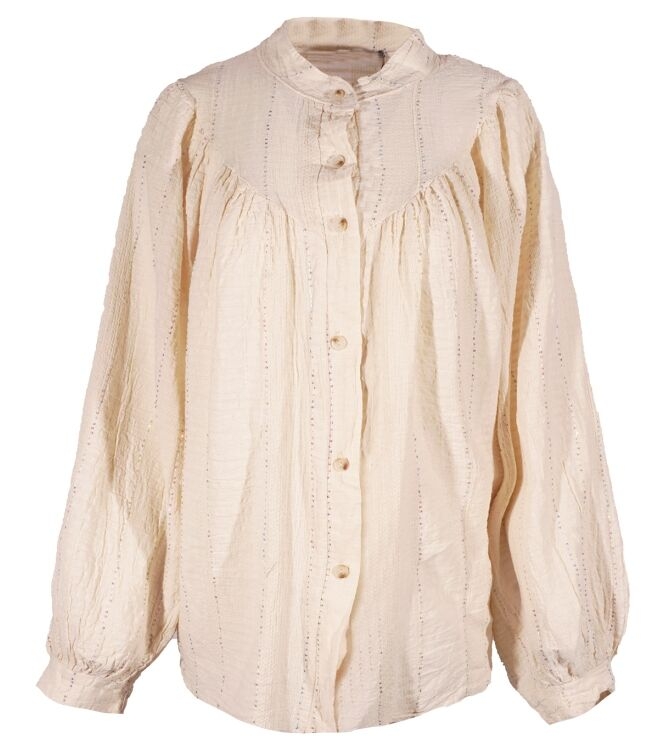 Gossip BLOUSE MET PAILLETTEN DETAILS Ecru