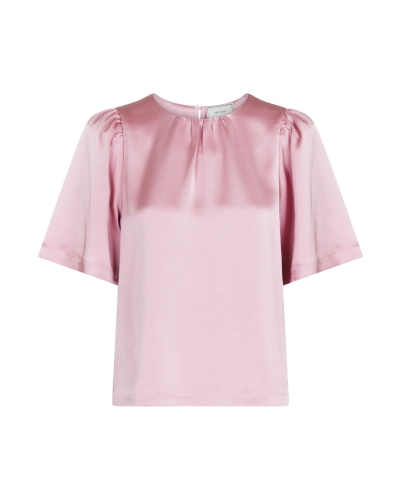 FLORINA HEAVY SATIJNEN BLOUSE 