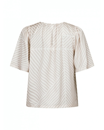 BLOUSE FLORINA MIX OFFWHITE
