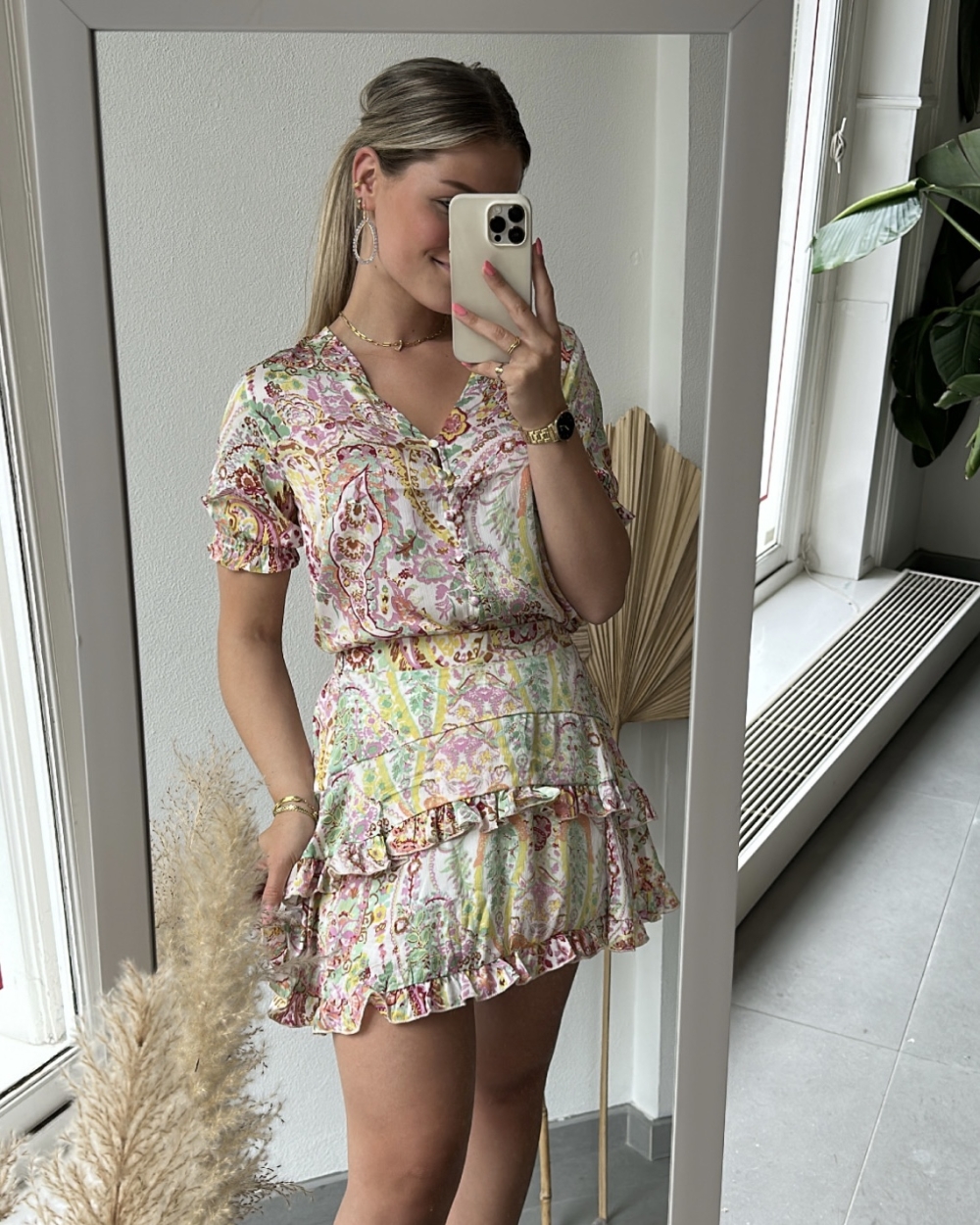 BLOUSE MINOU GROEN